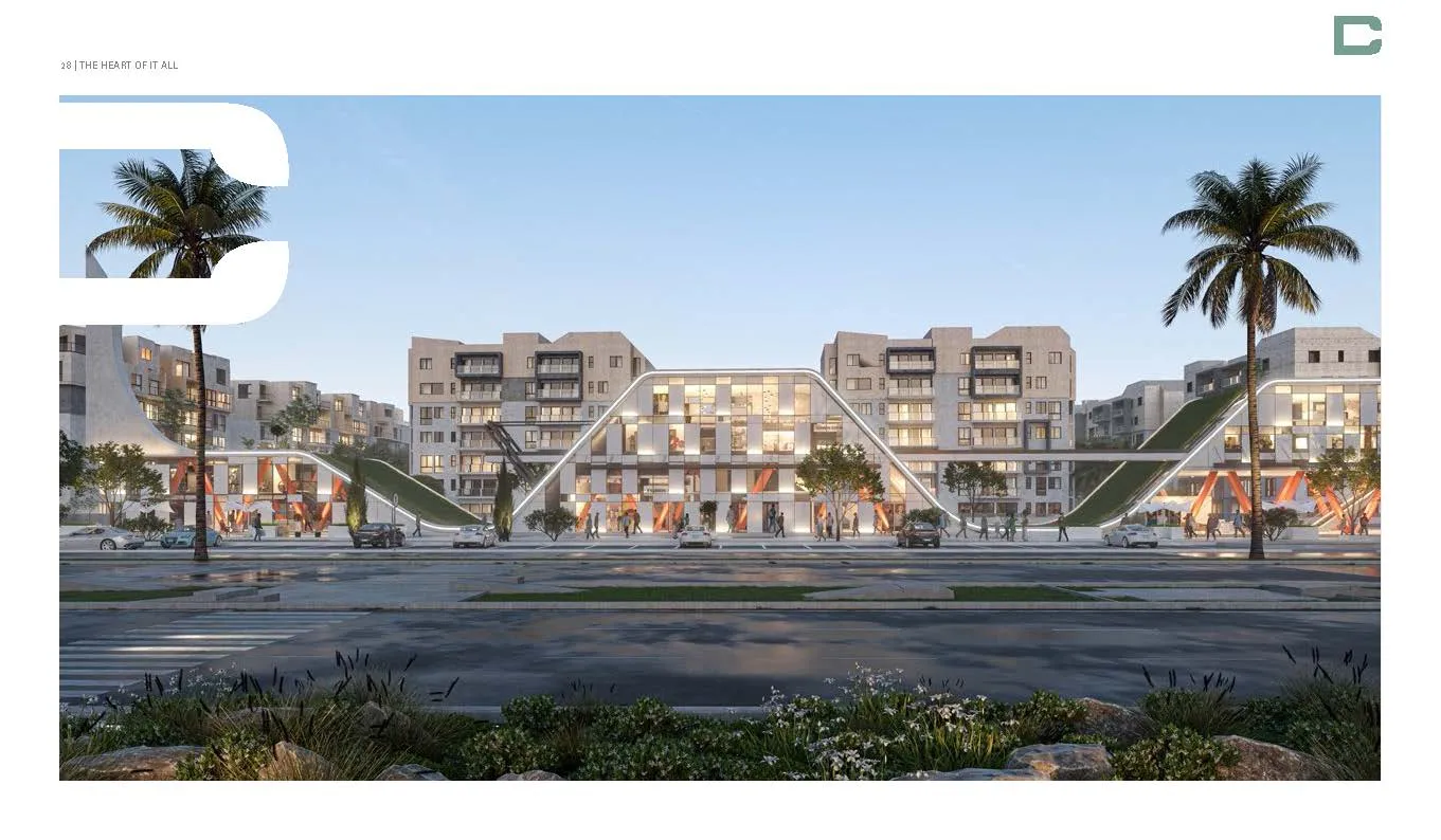 Courtyard-Bloomfields Mostakbal City Tatweer Misr