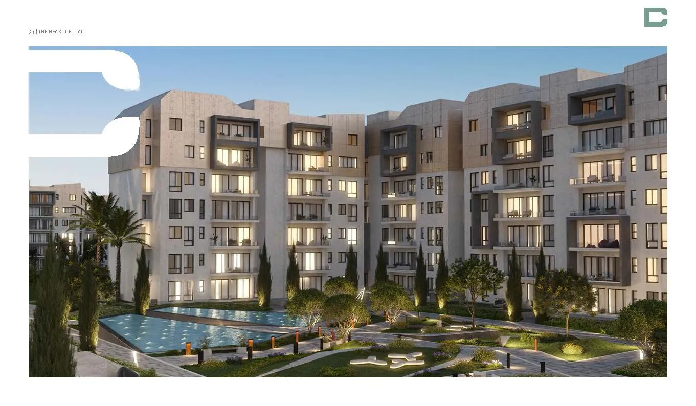 Courtyard-Bloomfields Mostakbal City Tatweer Misr