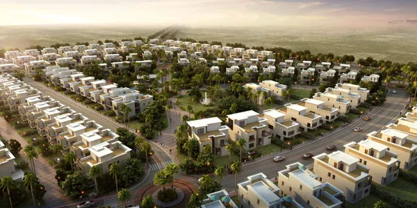 جدار مدينة السادس من أكتوبر ايوان للتطوير العقاري