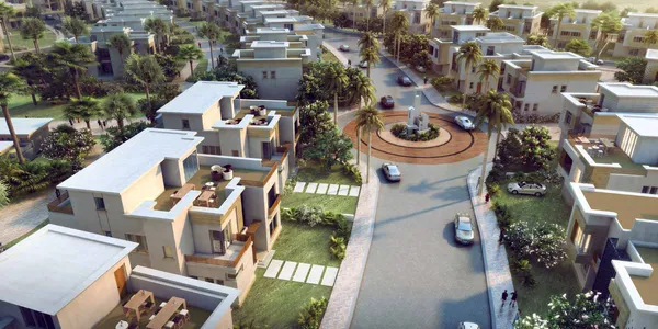 جدار مدينة السادس من أكتوبر ايوان للتطوير العقاري