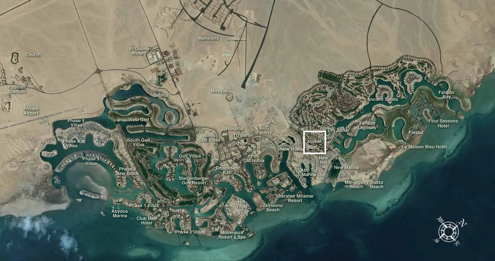 Joubal El-Gouna El Gouna Orascom Development Egypt