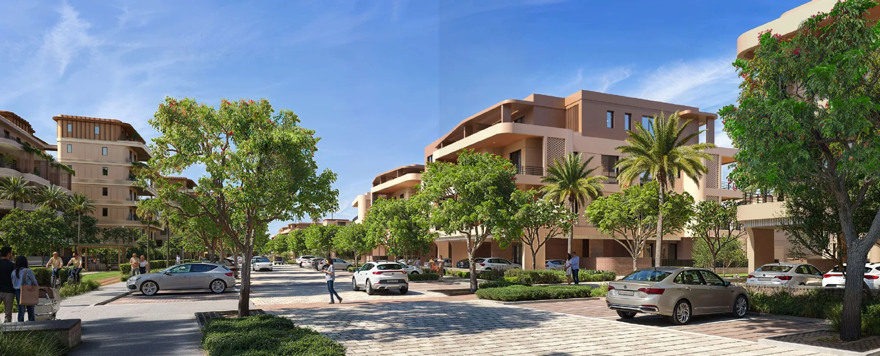 كريسنت ووك - سنترال  التجمع السادس مراكز للتطوير العقاري