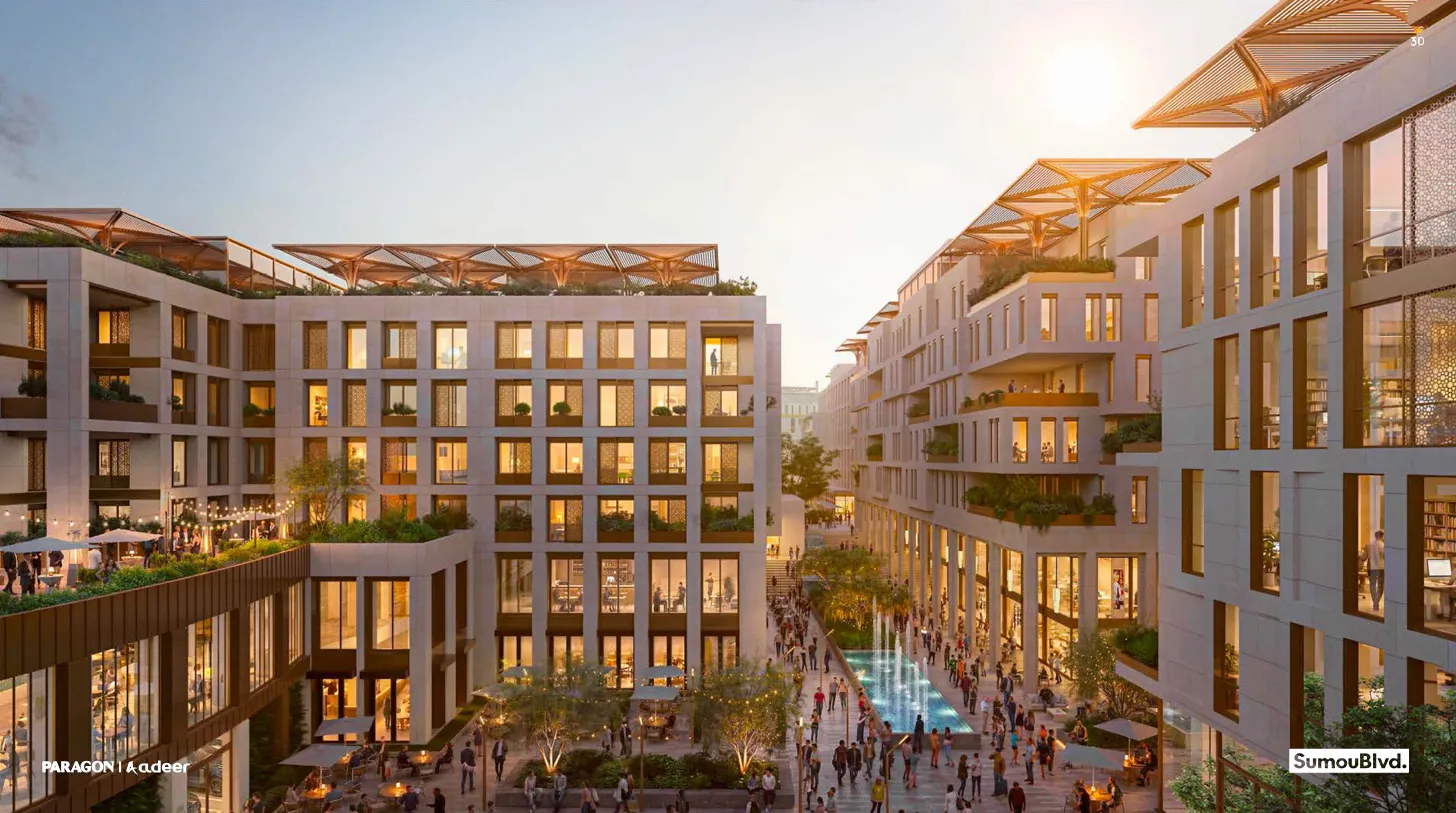 Sumou Boulevard Mostakbal City Paragon Adeer