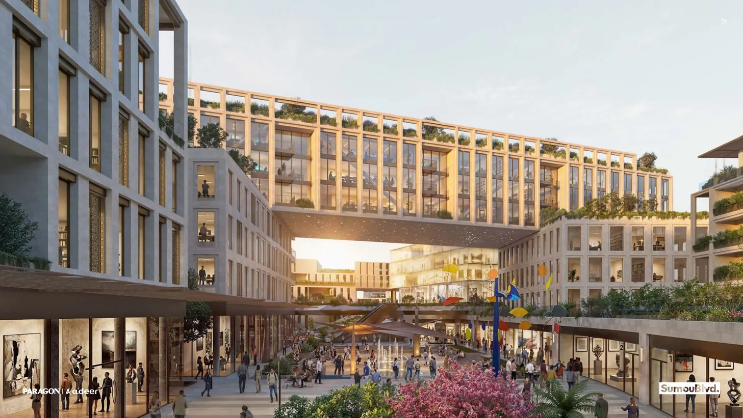 Sumou Boulevard Mostakbal City Paragon Adeer