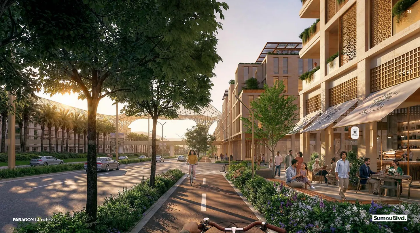 Sumou Boulevard Mostakbal City Paragon Adeer