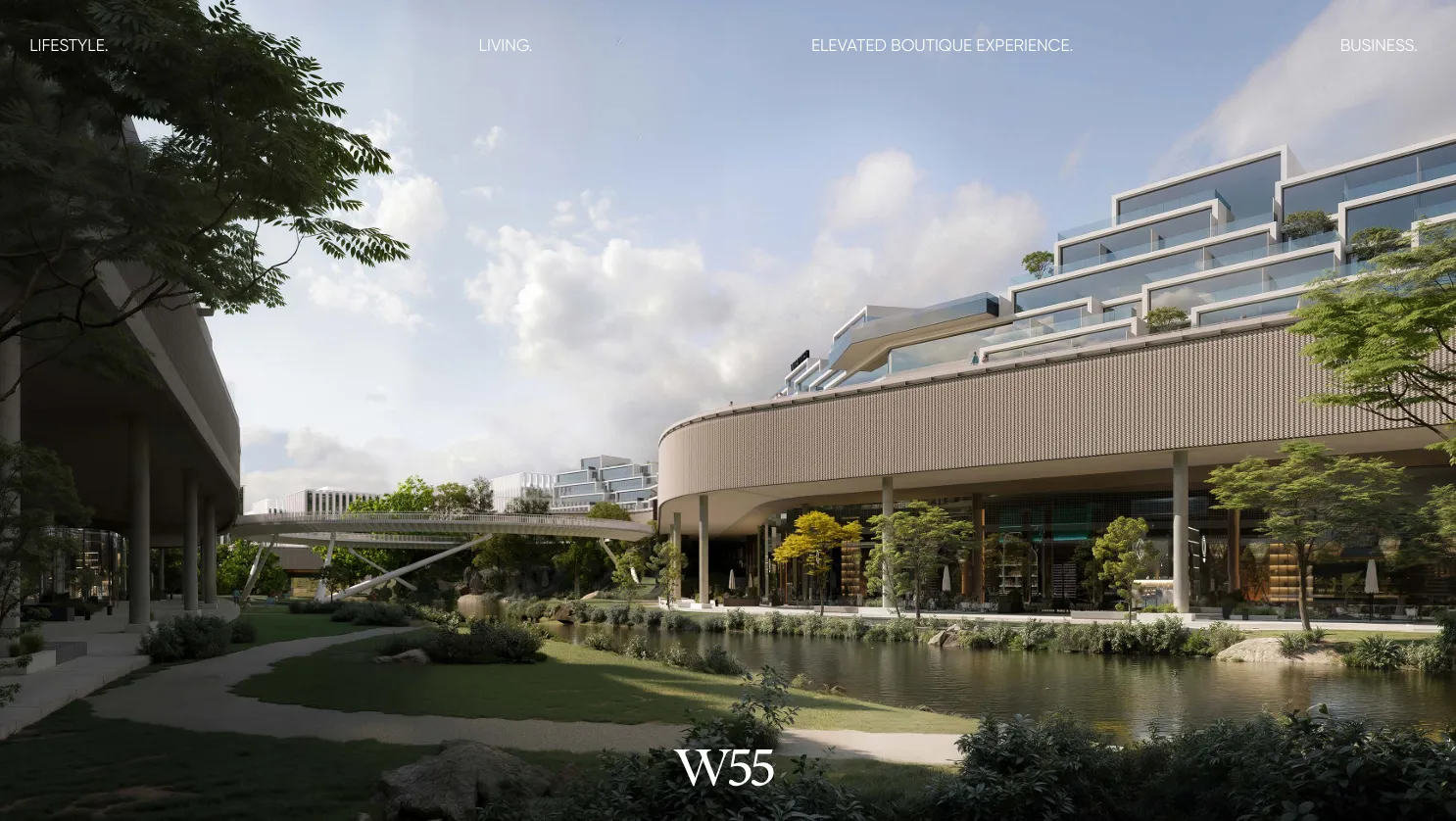 W55 New Cairo The Waterway Developments