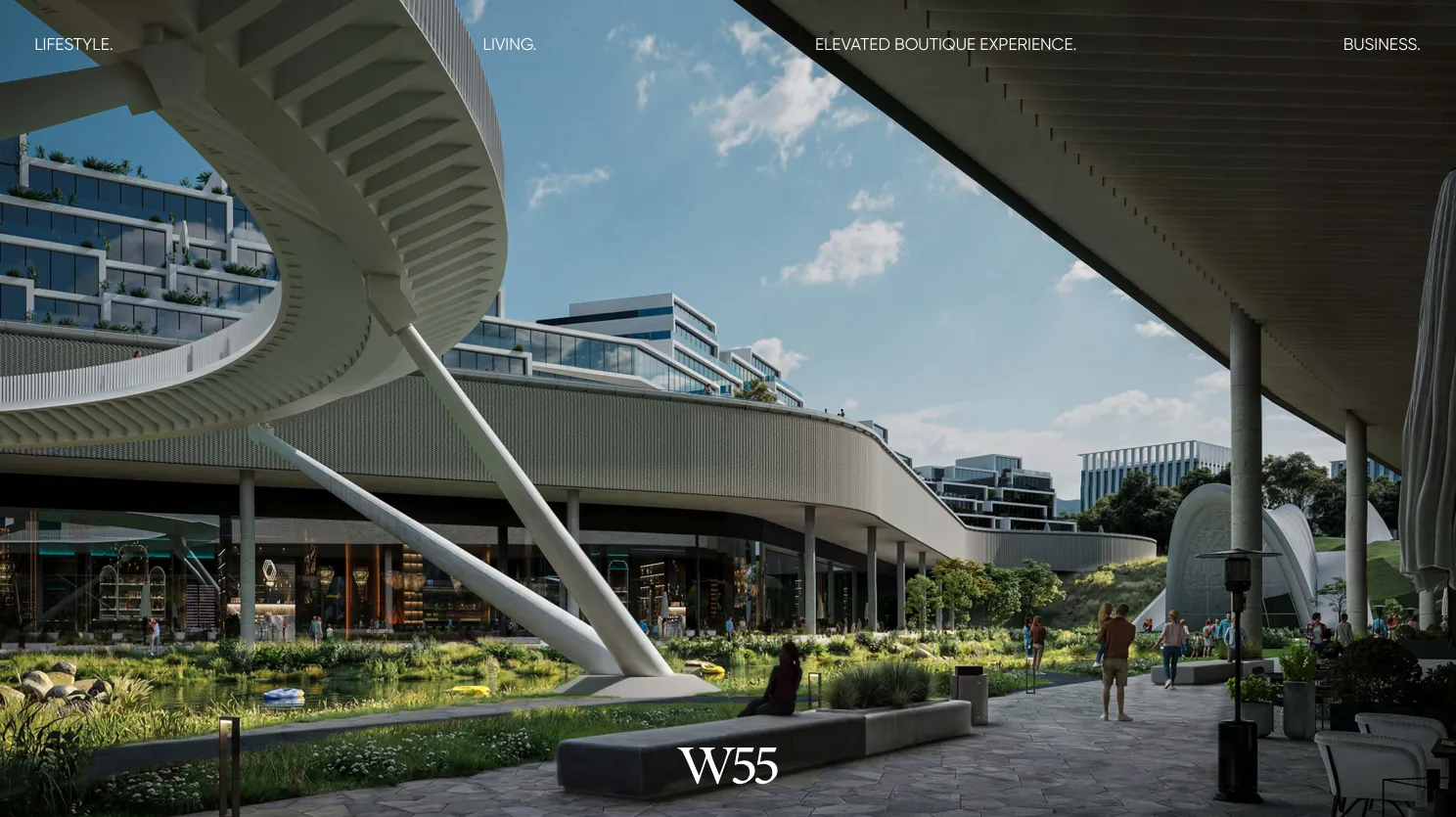 W55 New Cairo The Waterway Developments
